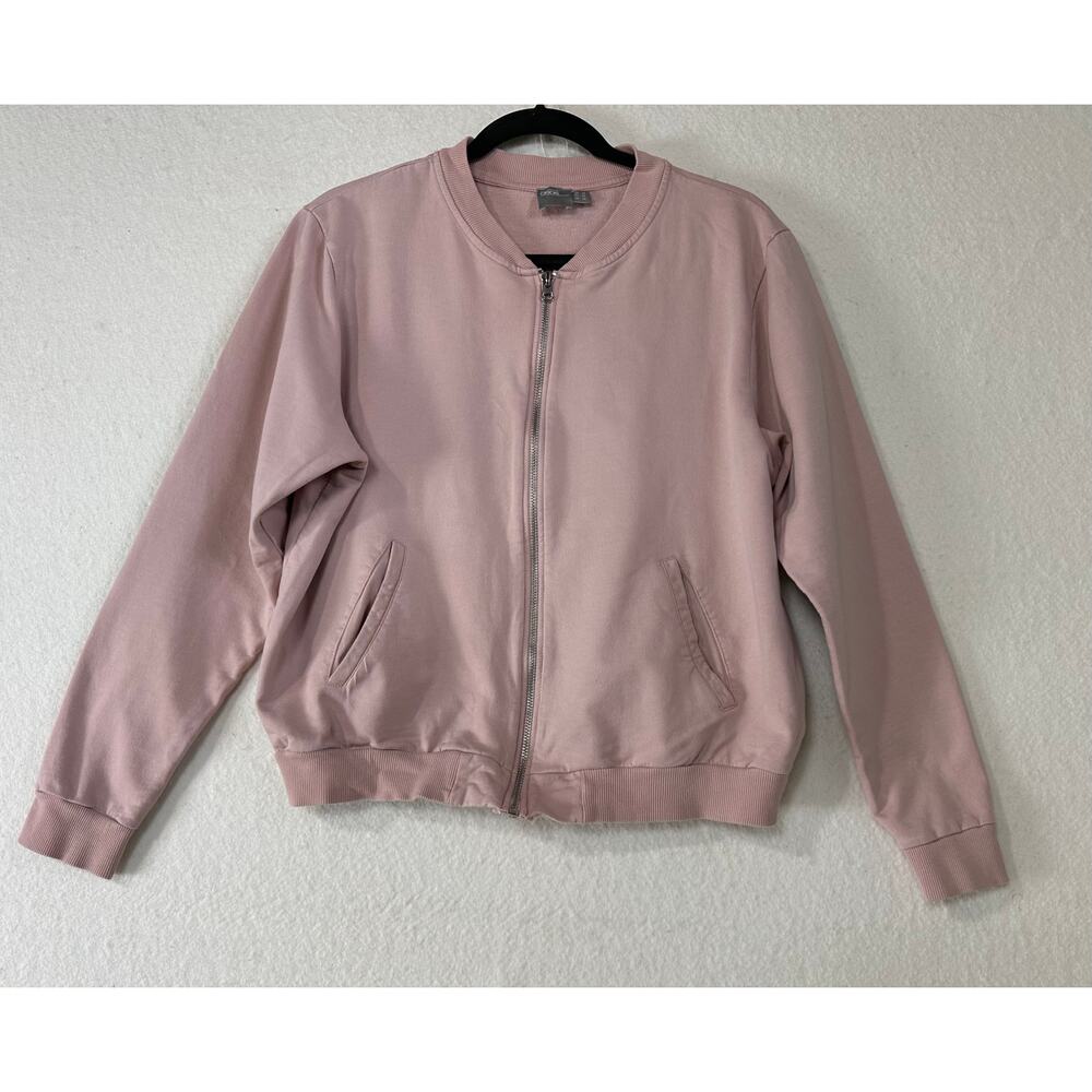 ASOS Women's Full Zip Sweatshirt Bomber Style Jacket SZ 14